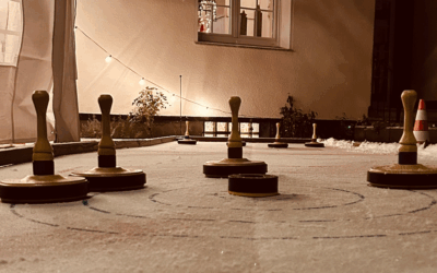 Hotel Pfennigskrug Blog 1 NEU: Eisstockschießen in unserem Biergarten